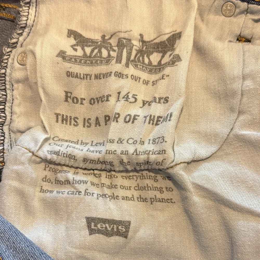 Slim Straight Men's Jeans in Dark Blue - Picture 7 of 9